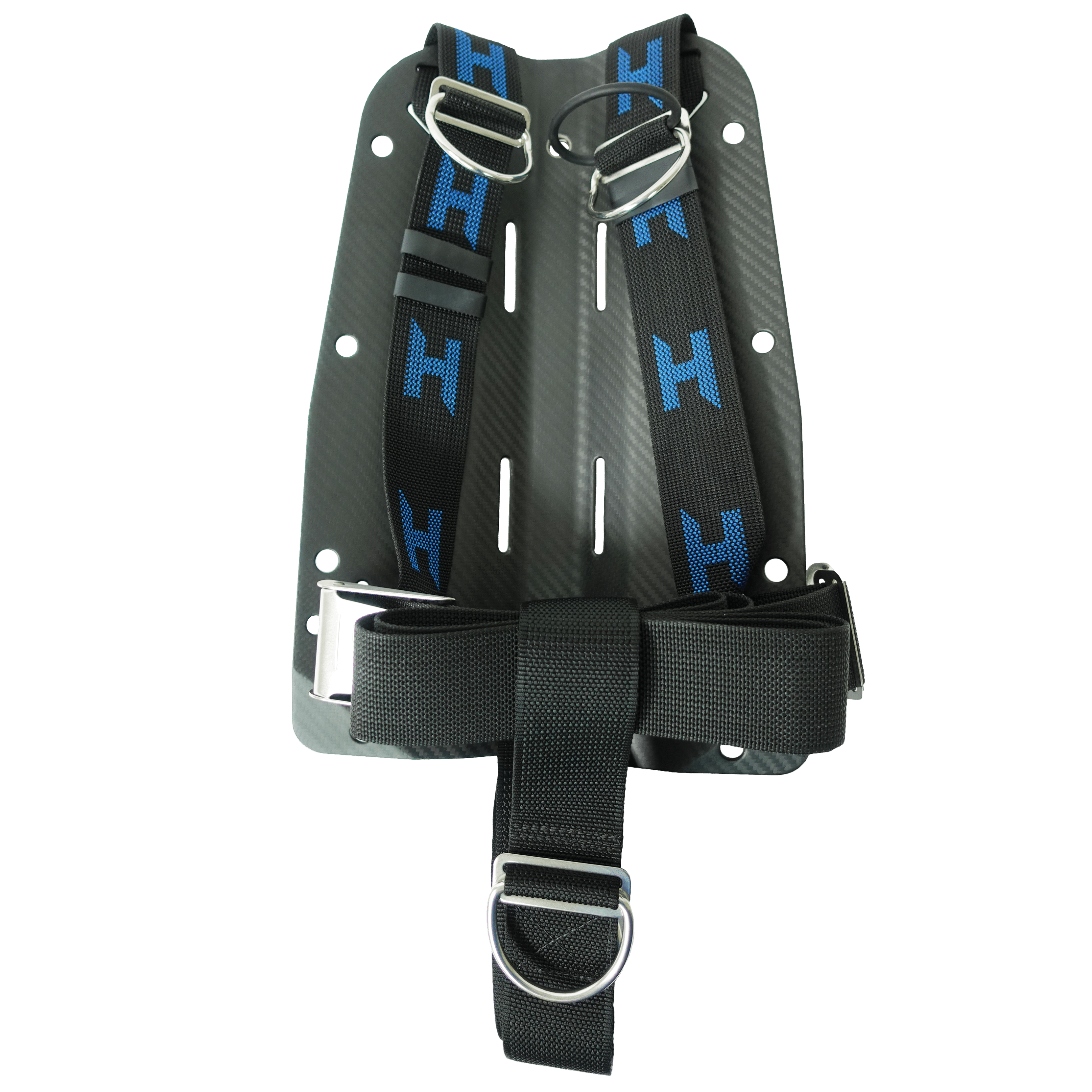 Halcyon Carbon Fiber Pro Backplate with Harness, Black