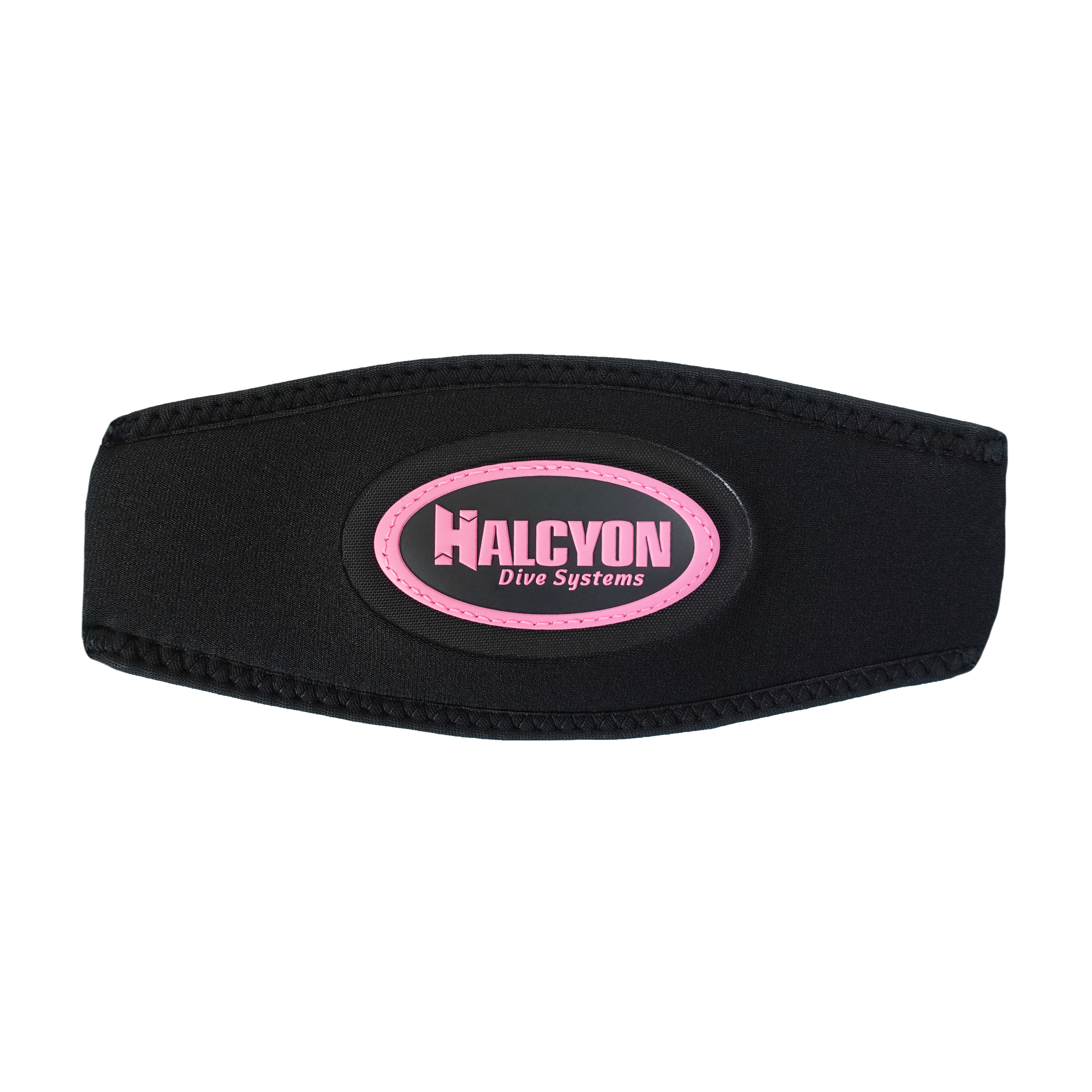 Halcyon Neoprene Mask Strap Cover (Pink H Logo)
