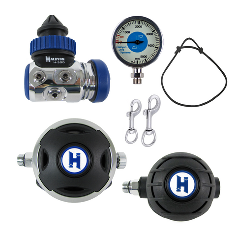 Halcyon H-50D Single Cylinder Regulator Package