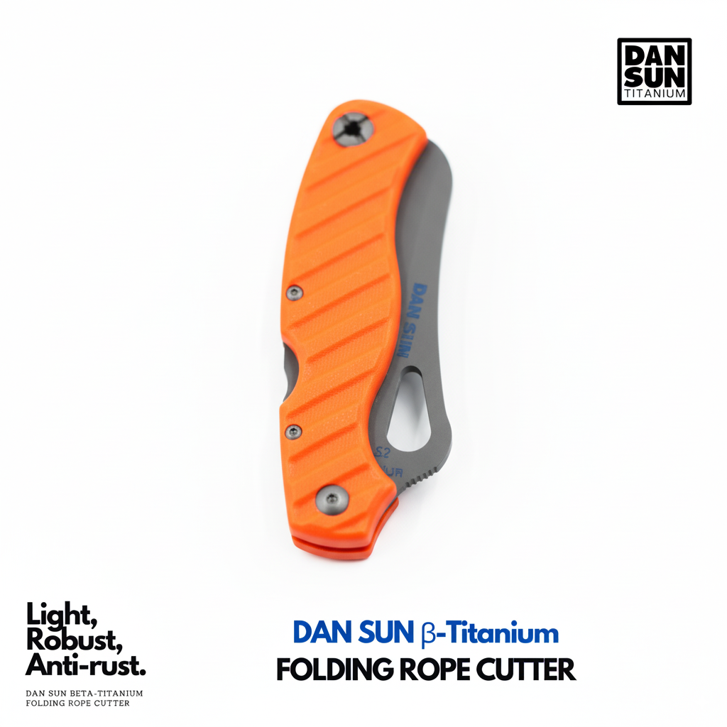 DAN SUN Beta-Titanium Folding Rope Cutter