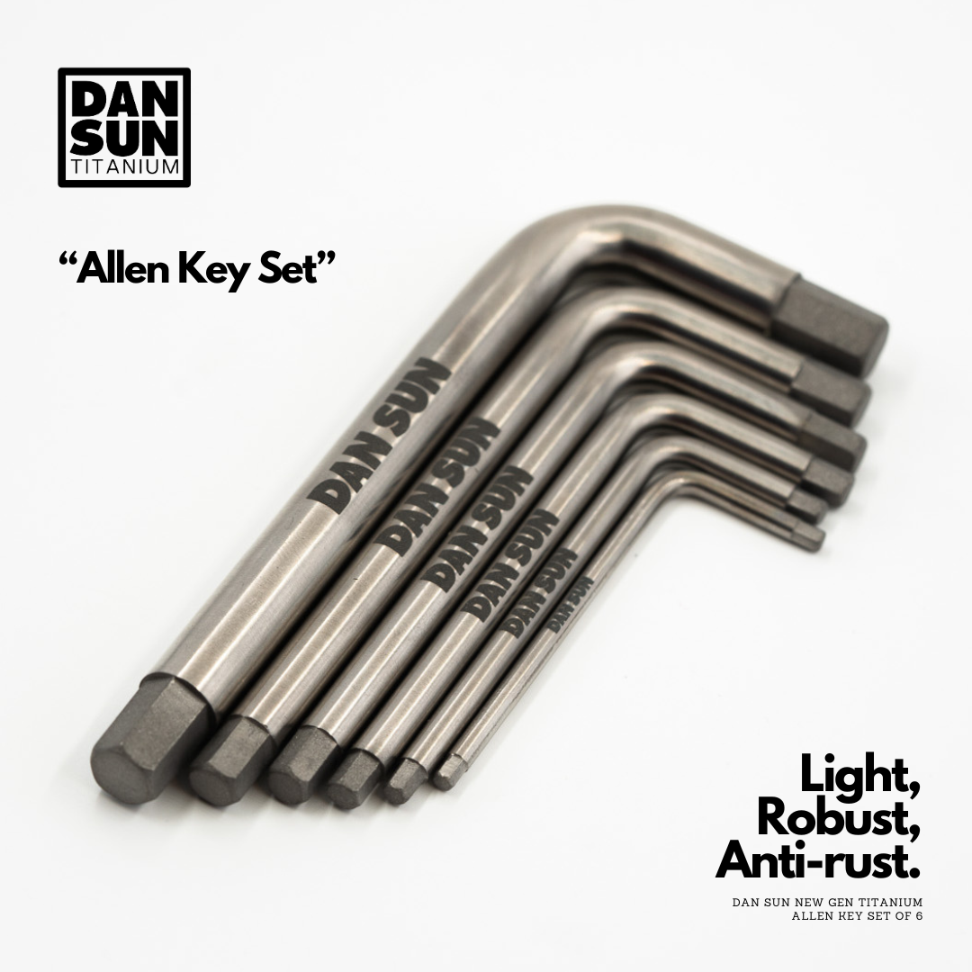 DAN SUN NEW GEN Titanium Allen Key Set of 6