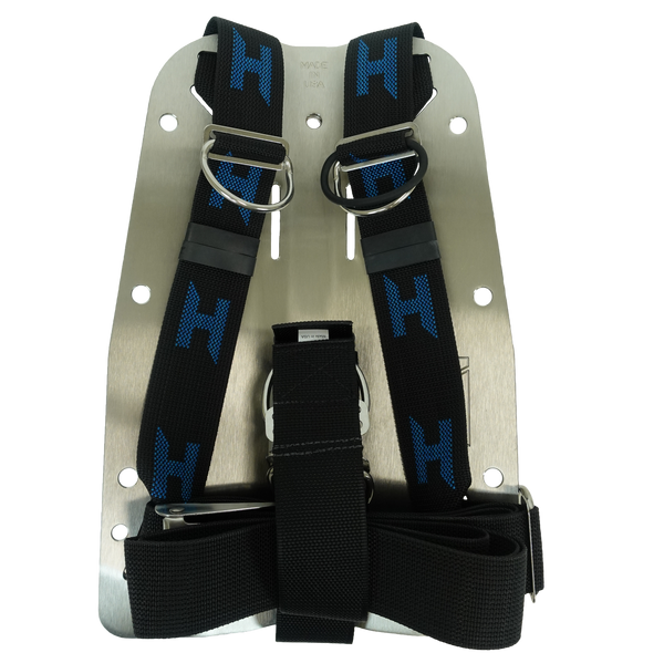 Stainless steel backplate with Harness