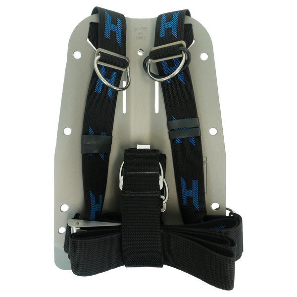 Aluminum hardcoated backplate with Harness