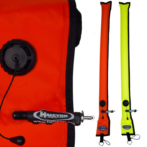 Halcyon 3.3' (1 m) Diver's Alert Marker SMB (Pink)