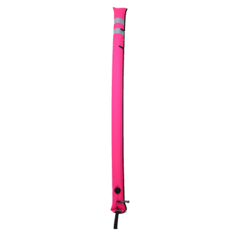 Super Big Diver's Alert Marker, 6' (1.8 m) long, closed circ Pink