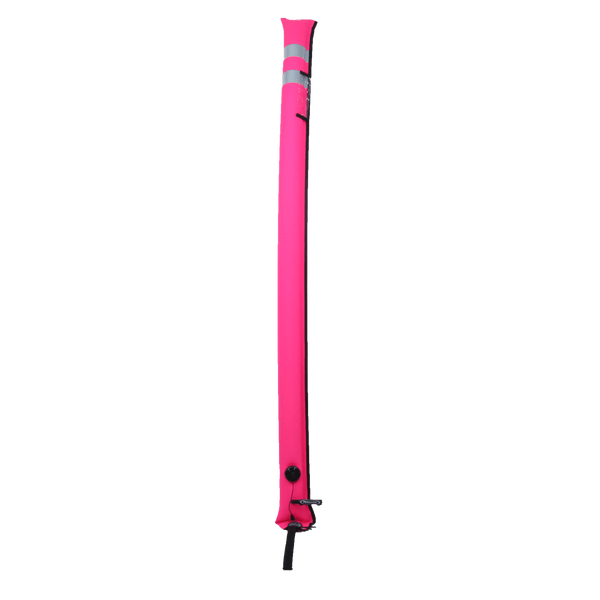 Super Big Diver's Alert Marker, 6' (1.8 m) long, closed circ Pink