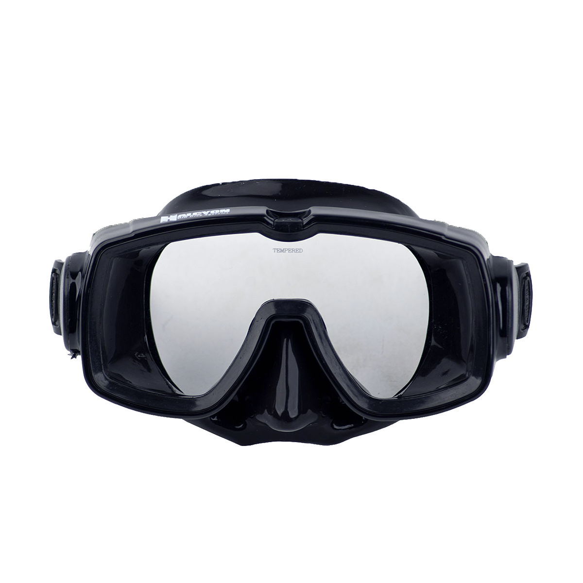 Halcyon Low Profile Single Lens Dive Mask - Black