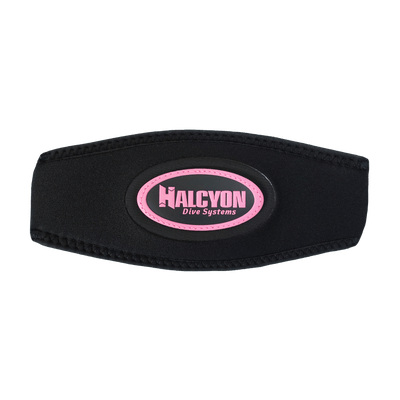 Halcyon Neoprene Mask Strap Cover (Pink H Logo)