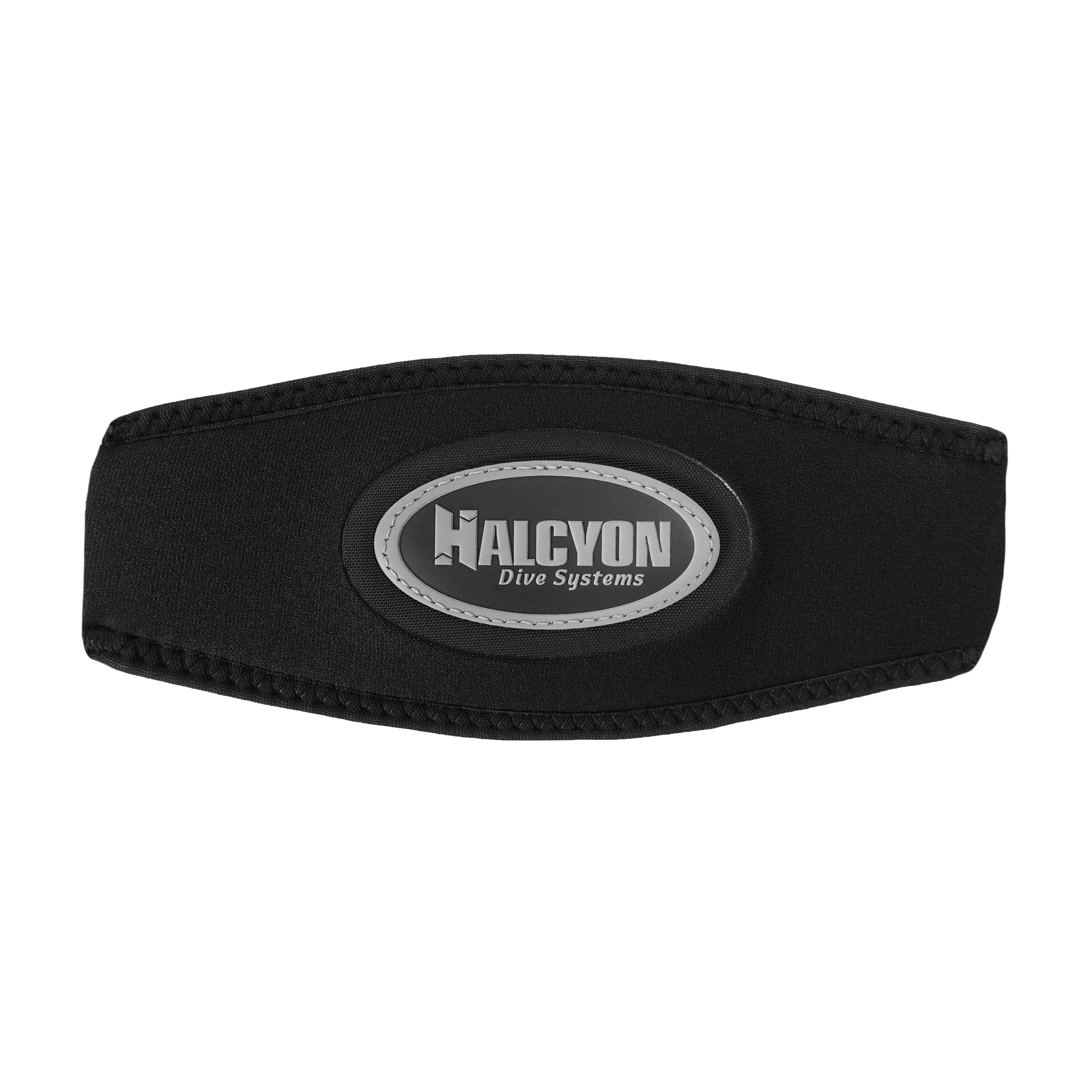 Halcyon Neoprene Mask Strap Cover (Grey H Logo)