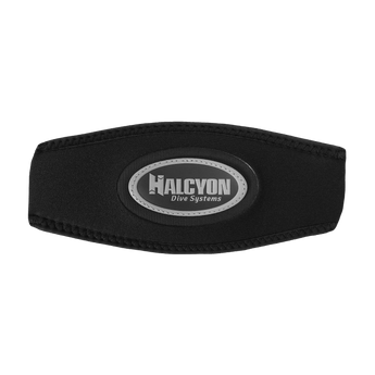 Halcyon Neoprene Mask Strap Cover (Grey H Logo)