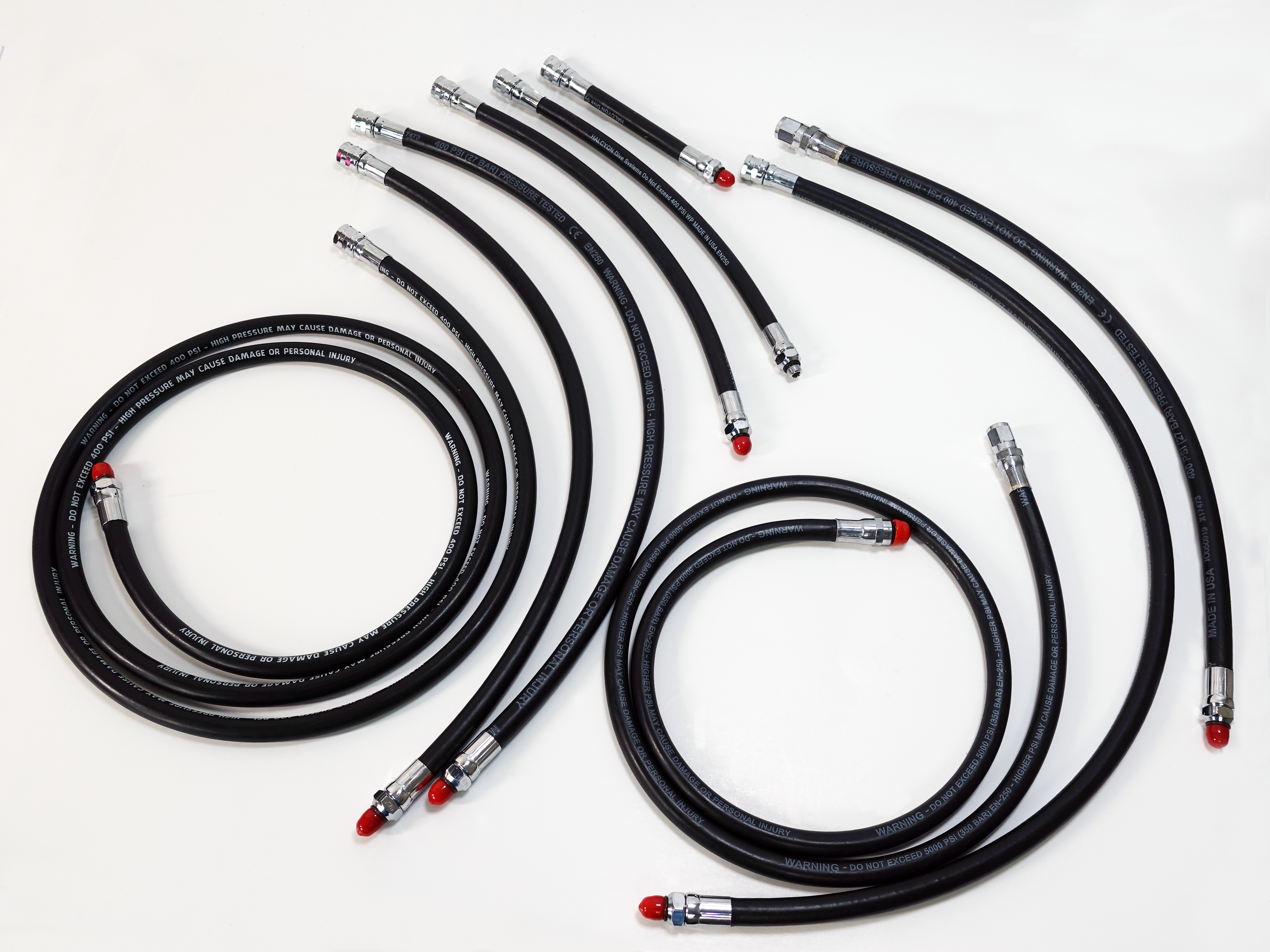 Halcyon GUE Configuration JJ-CCR Hose Kit