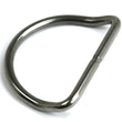 D-Ring, 2" (51 mm) stainless steel, shoulder bend