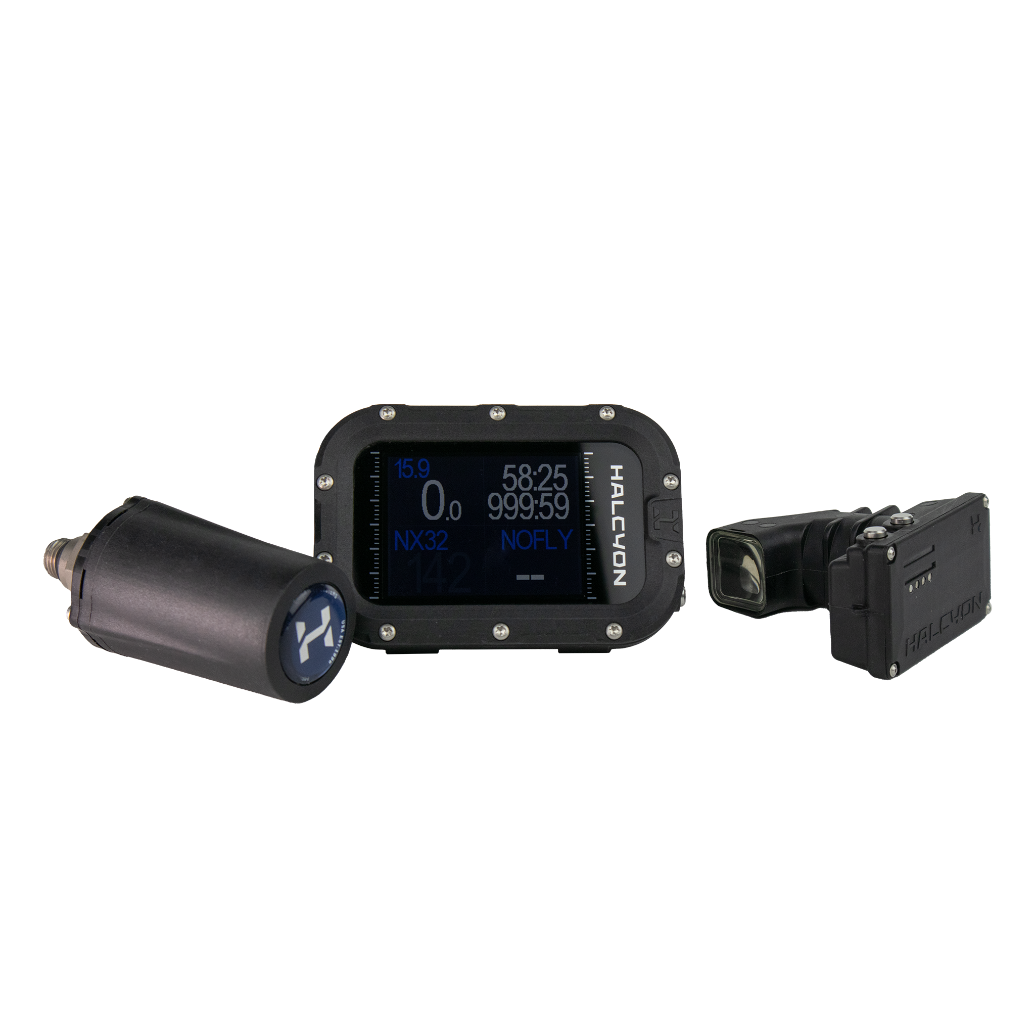 Halcyon Symbios Set: HUD, Handset Diver Computer & Tank Pod Wireless Transmitter