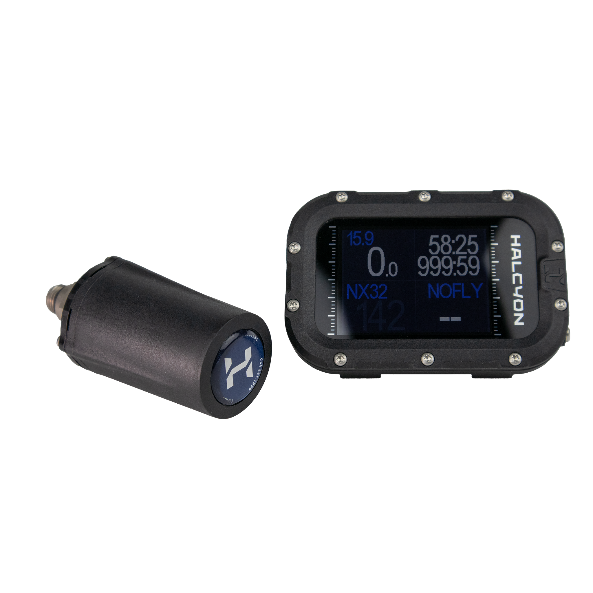 Halcyon Symbios Handset Dive Computer With Tank Pod Wireless Transmitter