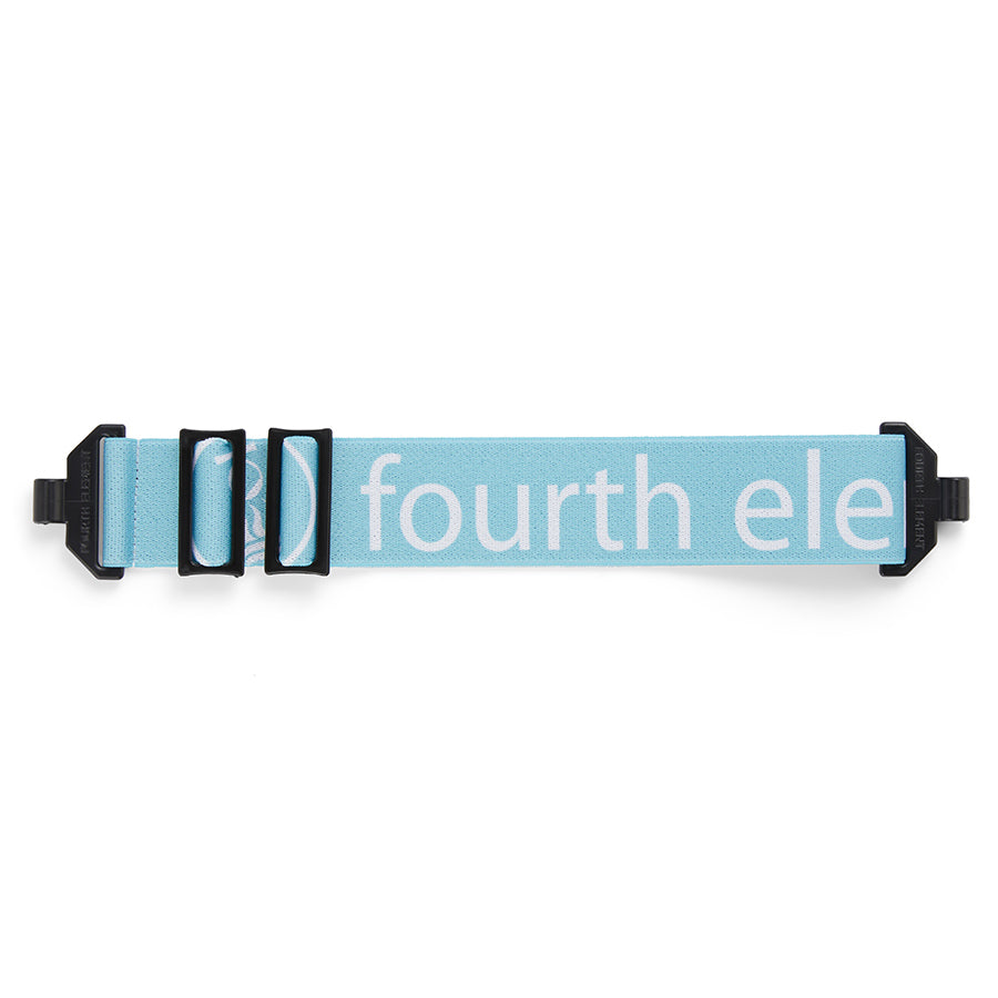 Fourth Element Mask Strap - Aqua/White