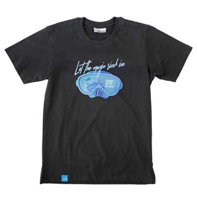 Deep Dive Dubai Underwater Mask T-shirt