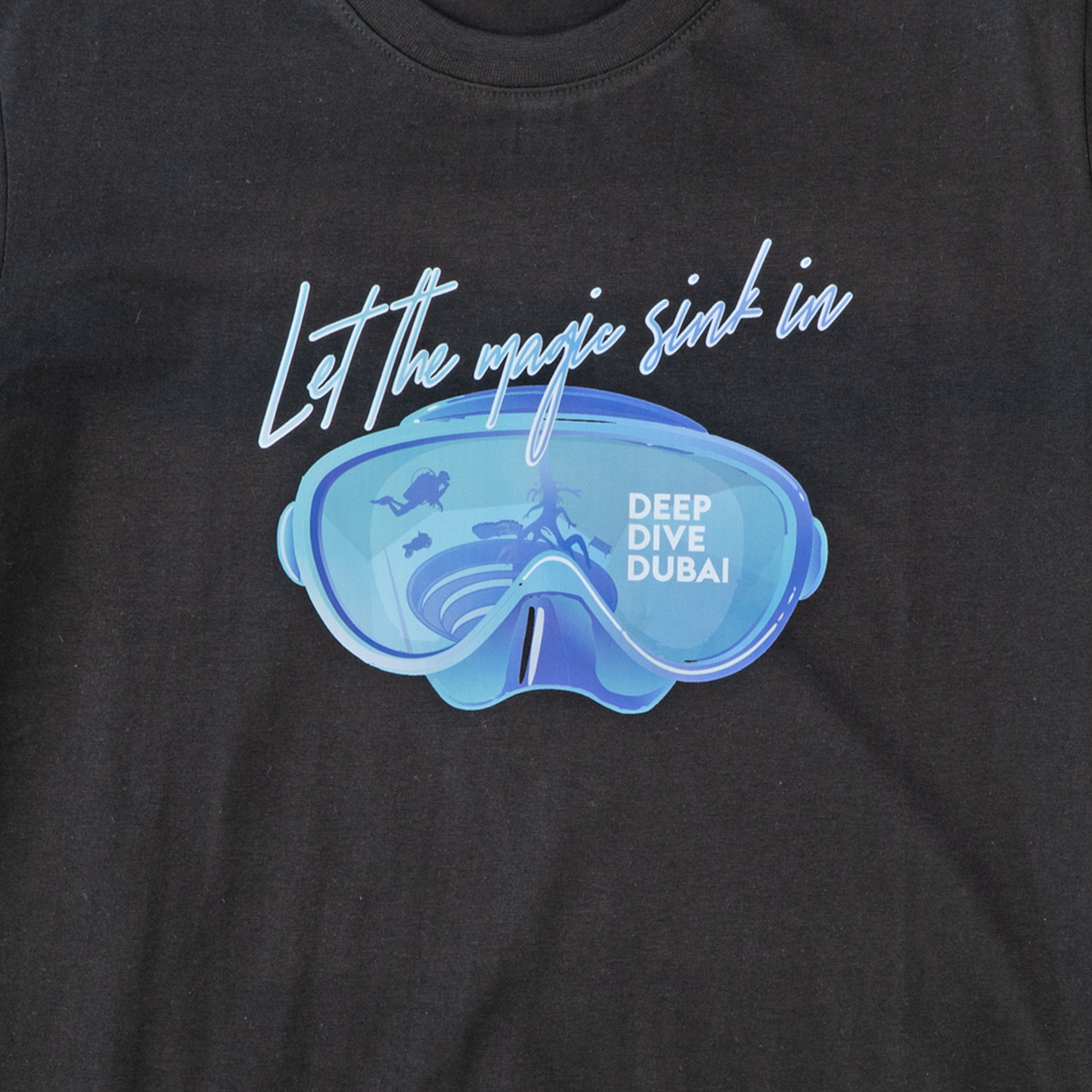 Deep Dive Dubai Underwater Mask T-shirt