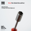 8mm Titanium Hex Socket Screwdriver