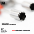 8mm Titanium Hex Socket Screwdriver