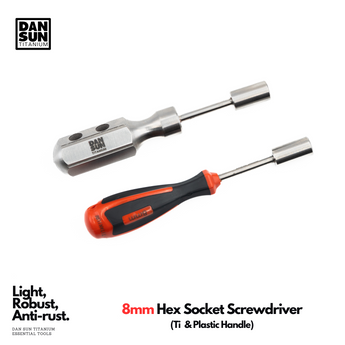 8mm Titanium Hex Socket Screwdriver