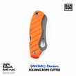 DAN SUN Beta-Titanium Folding Rope Cutter
