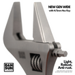 DAN SUN HEX WIDE 6" Titanium Adjustable Spanner