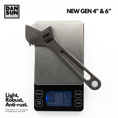 DAN SUN New Gen 6" Titanium Adjustable Spanner