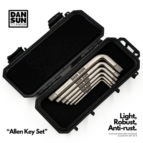 DAN SUN NEW GEN Titanium Allen Key Set of 6