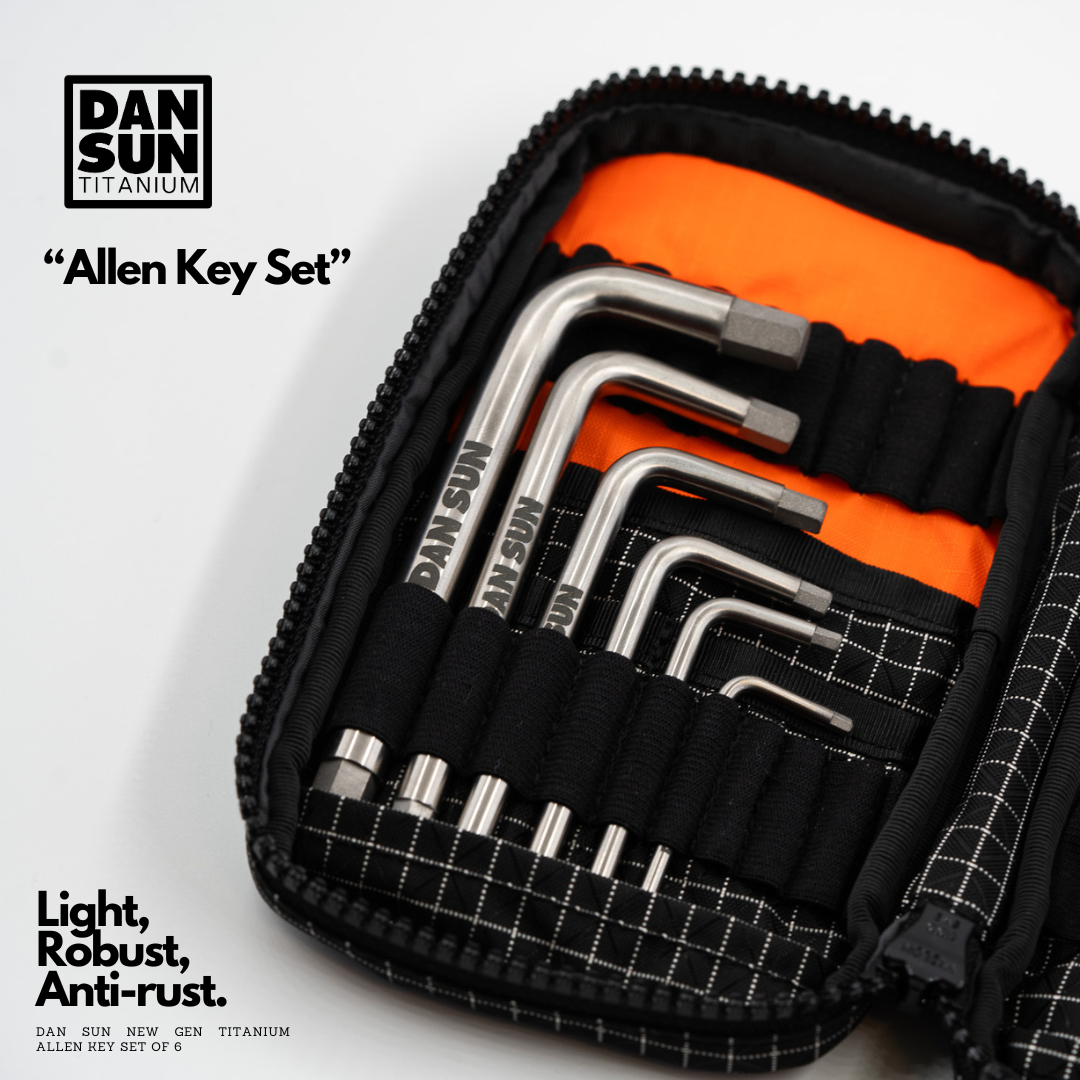 DAN SUN NEW GEN Titanium Allen Key Set of 6