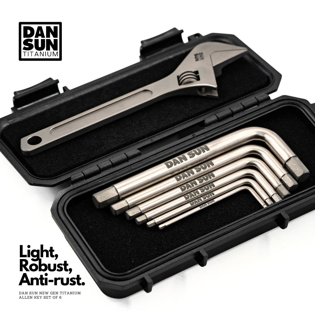 DAN SUN NEW GEN Titanium Allen Key Set of 6