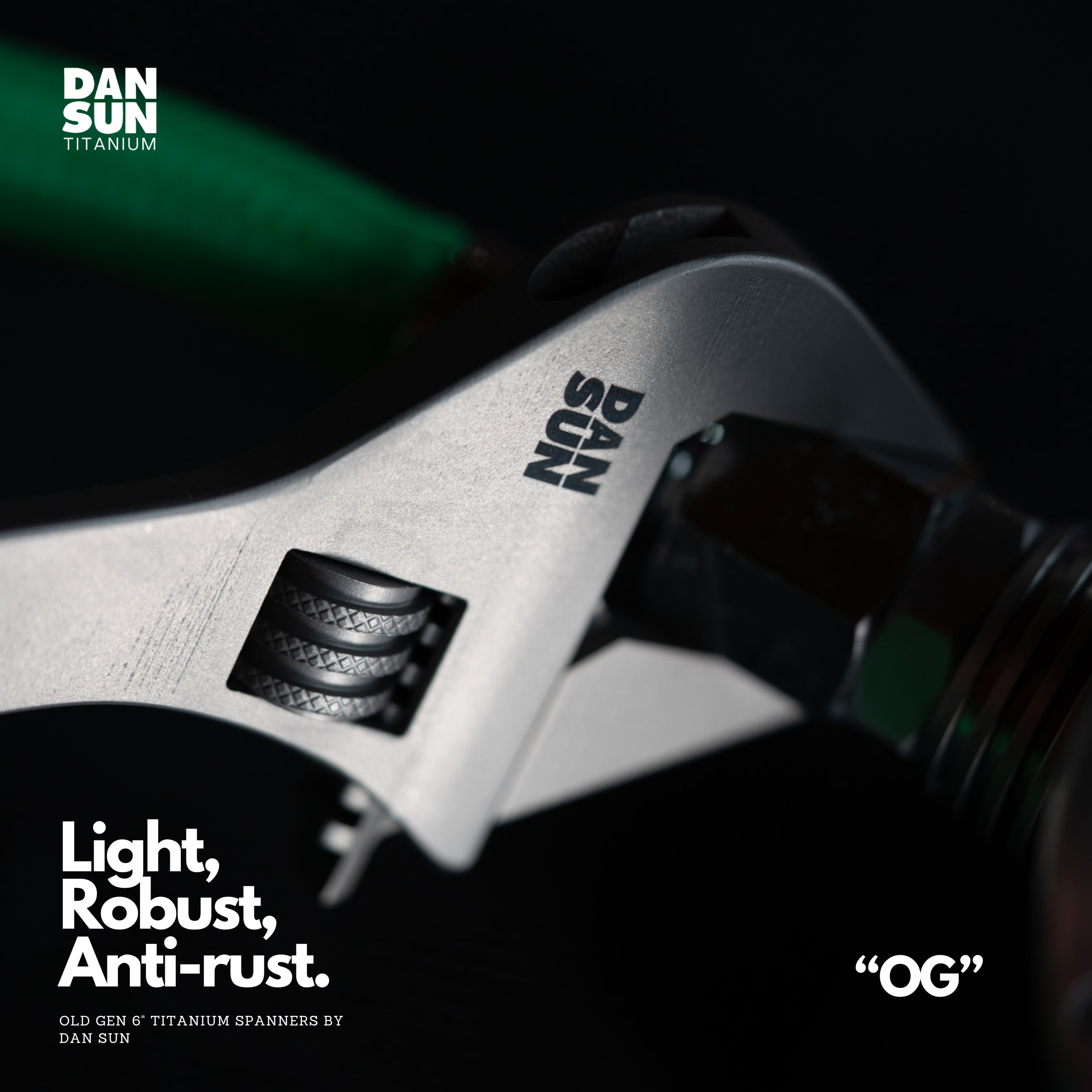 DAN SUN Old Gen 6" Titanium Adjustable Spanner