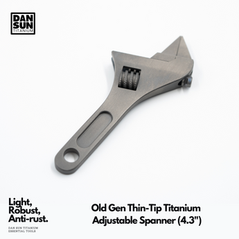 DAN SUN Old Gen Thin-Tip Titanium Adjustable Spanner