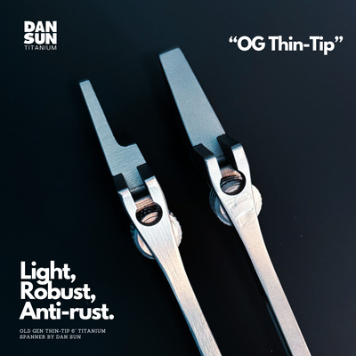 DAN SUN Old Gen Thin-Tip Titanium Adjustable Spanner