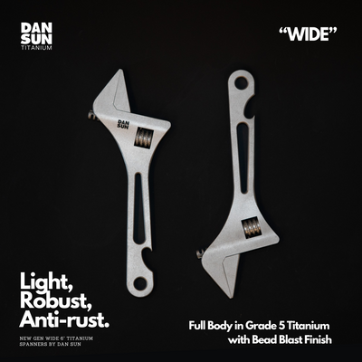DAN SUN WIDE 6" Titanium Adjustable Spanner