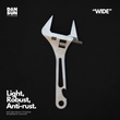 DAN SUN WIDE 6" Titanium Adjustable Spanner