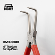 DIVE LOCKER 6" Circlip Pliers - Bent Tip