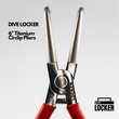 DIVE LOCKER 6" Circlip Pliers - Bent Tip