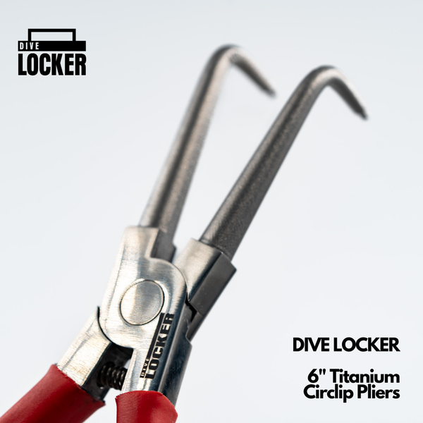 DIVE LOCKER 6" Circlip Pliers - Bent Tip