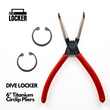 DIVE LOCKER 6" Circlip Pliers - Bent Tip