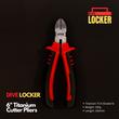 DIVE LOCKER 6" Titanium Cutter Pliers