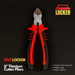 DIVE LOCKER 6" Titanium Cutter Pliers