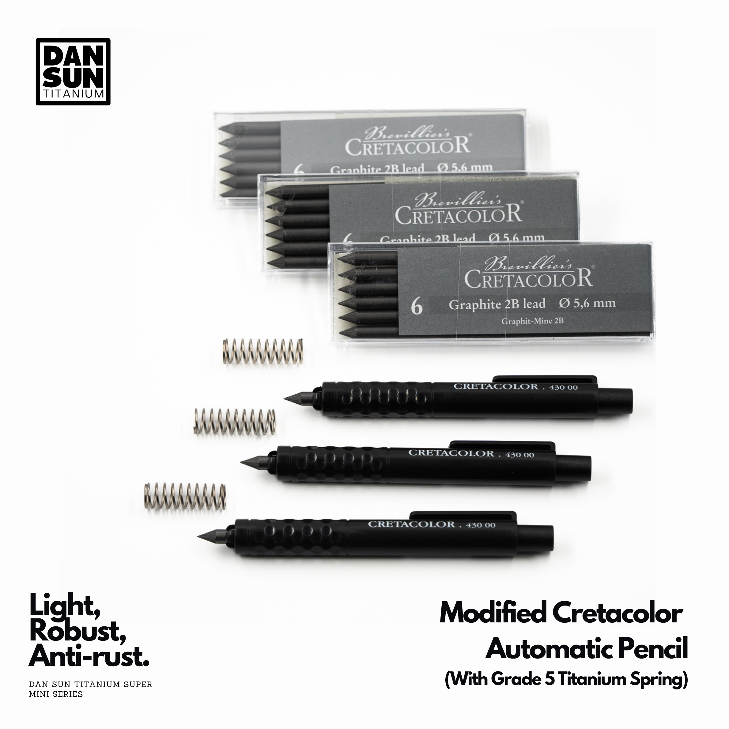 Cretacolor Automatic Pencil with a Grade 5 Titanium Spring