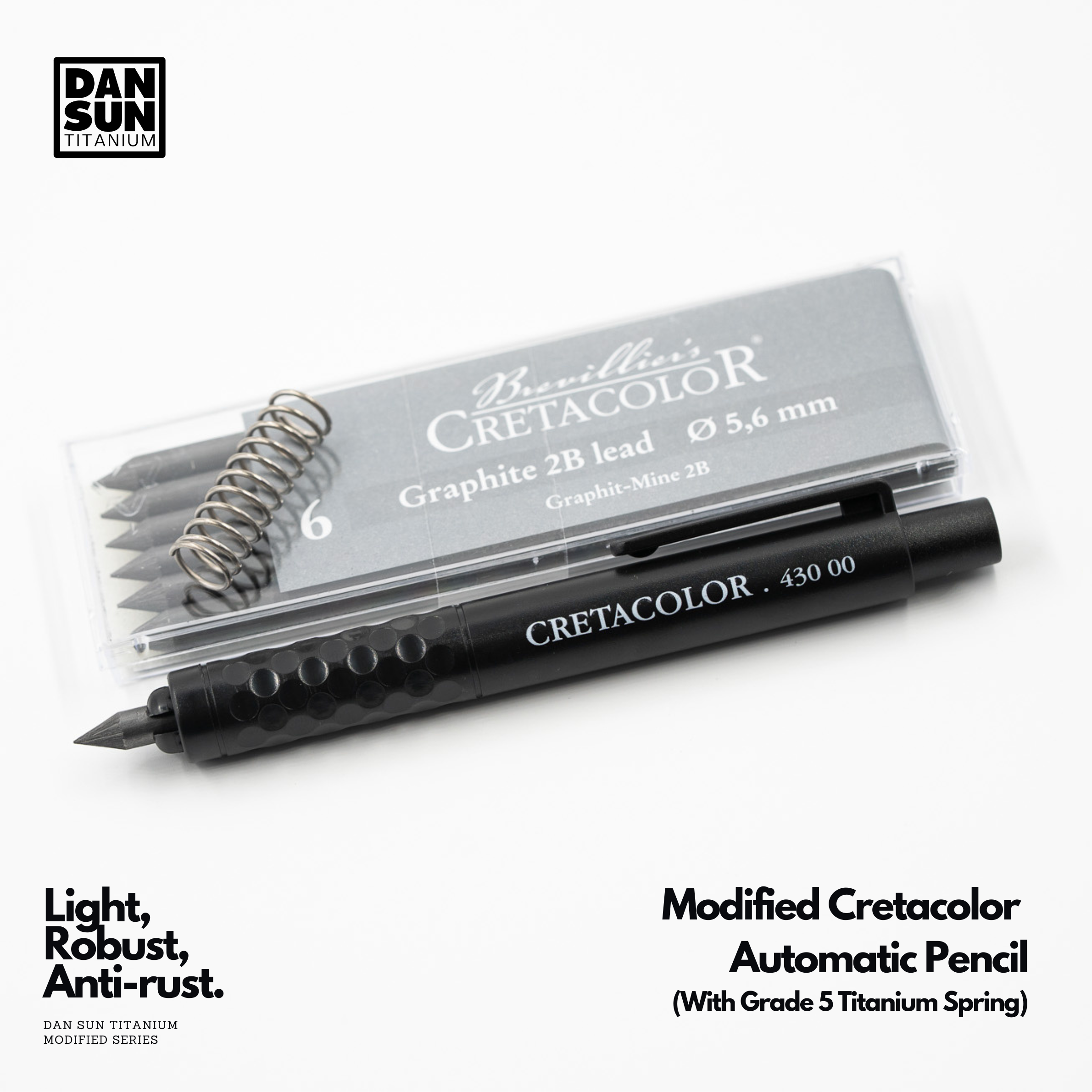 Cretacolor Automatic Pencil with a Grade 5 Titanium Spring