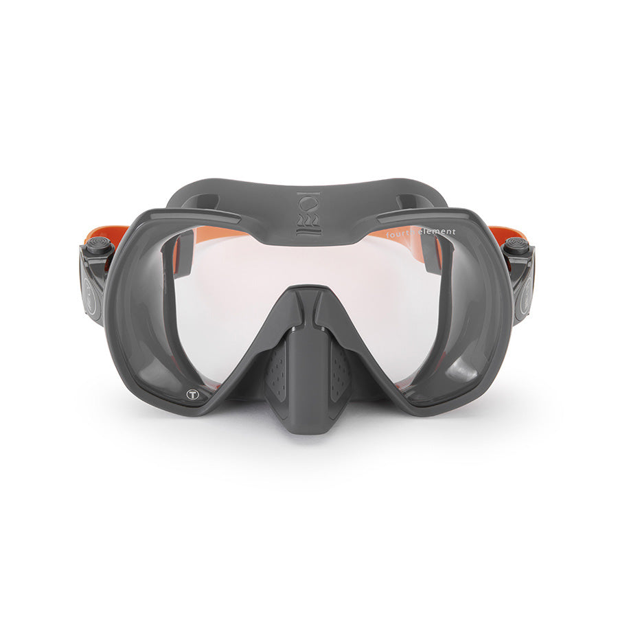 Fourth Element Seeker Dive Mask, Clarity Lens, Grey