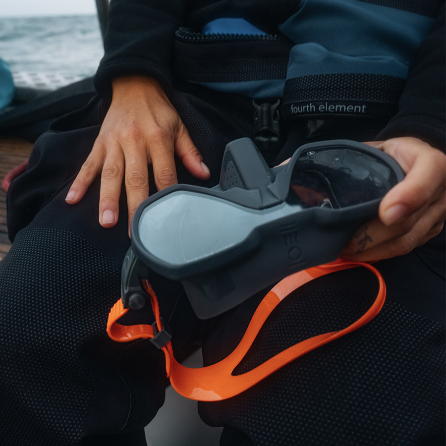 Fourth Element Seeker Dive Mask, Clarity Lens, Grey