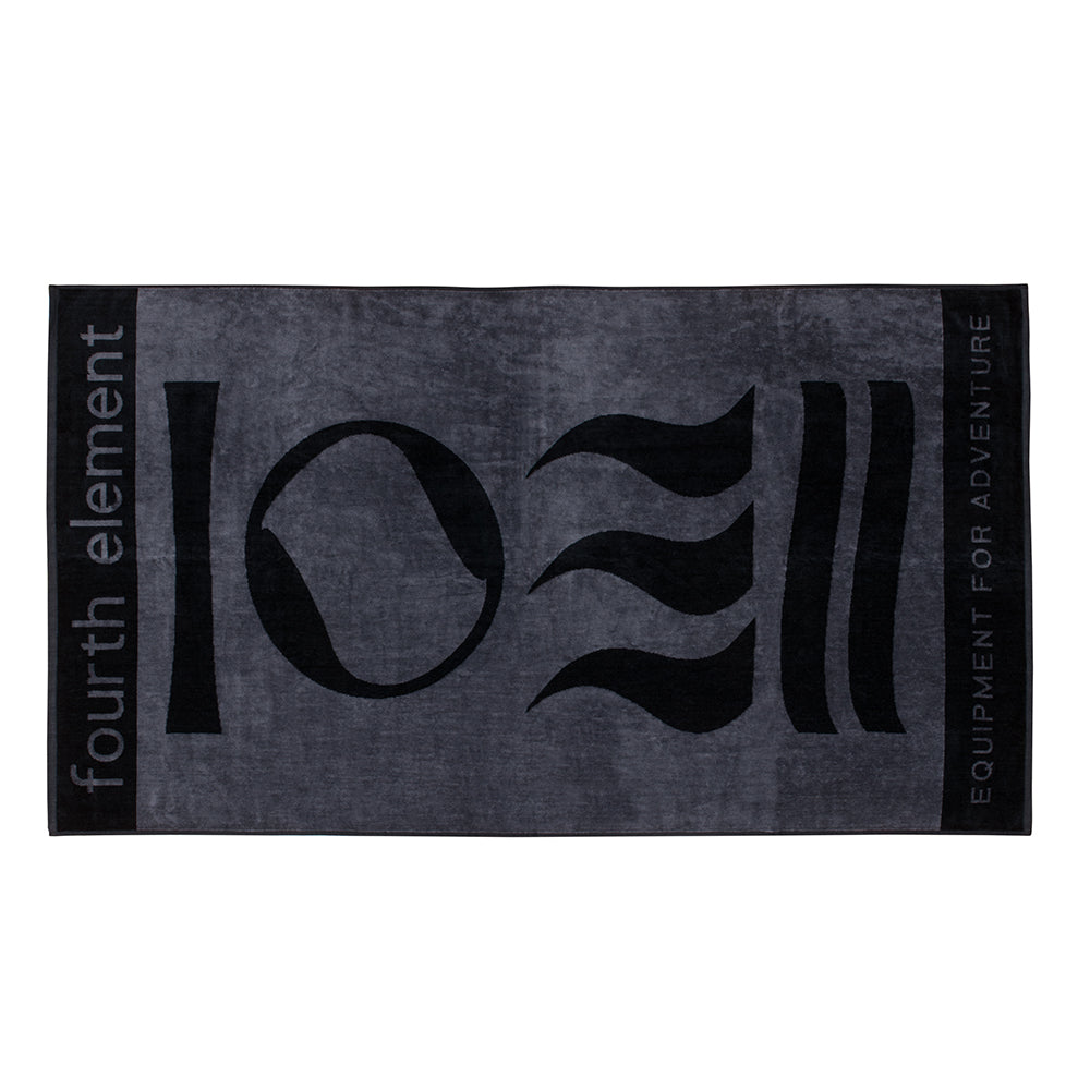 WETSUIT DIVER BEACH TOWEL BLACK/GREY ONE SIZE Deep Dive Dubai